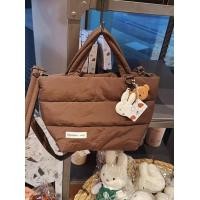 ราคา Miffy Co กระเป๋าความจุขนาดใหญ่ไม่เป็นทางการสไตล์มหาลัยกระเป๋าทรงสี่เหลี่ยมมีหูหิ้วสะพายไหล่แจ็คเก็ตผ้าฝ้ายสะพายไหล่ข้างเดียวกระเป๋าพาดลำตัวกระเป๋าทรงสี่เหลี่ยมมีหูหิ้วสะพายไหล่กระเป๋าโท้ทแบบพกพาฤดูหนา