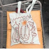 ราคา Medmedmedss Grey Tote Bag 2 Side ถุงผ้า ถุงผ้าพิมพ์ลาย ถุงผ้าแฟชั่น คอตตอนลินิน สีเทา (23919178094)