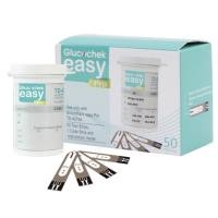 ราคา Exp 01 2025 Glucocheck easy pro แผ่นตรวจน้ำตาล แถบตรวจน้ำตาล 1 กล่อง มี 2 ขนาด บรรจุ 25 และ 50 ชิ้น (17660857795)