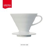 ราคา Hario ดริปเปอร์ V60 Coffee Dripper Ceramic White 334 VDCR 01 W 336 VDCR 02 W VDC 02W 043 (26314682589)