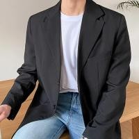 ราคา Lansboter เสื้อสูทผู้ชาย ชุดสูทและเบลเซอร์ เสื้อสูทลำลอง blazer ผู้ชาย ชุดสูทแขนยาวสำหรับผู้ชายชุดเสื้อคลุมสูทผ่ากลางด้านหลังเสื้อเชิ้ตมีปกแบบกระดุมแถวเดียวสำหรับวัยรุ่นฤดูร้อน (19182668353)