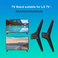 ราคา Stand for LG TV Legs ReplacementTV Stand Legs for LG 49 50 55Inch TV 50UM7300AUE 50UK6300BUB 50UK6500AUA Without Screw Durable Easy to Use (21246627006)