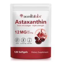 ราคา acentiallabs Astaxanthin 12mg 120 Softgels 4 Month Supply Premium Astaxanthin Supplements Fresh Microalgae Source Supports Eye Joint Internal Circulation Skin Health Natural Tanning (126206660459)