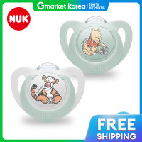 ราคา NUK Disney จุกนมหลอก S2 สำหรับ 6 18 เดือน ลาย Pooh Tigger พร้อมเคส x2 ชิ้น (25245616587)