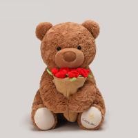 ราคา GUAIBUDIAN ตุ๊กตาหมีสารภาพรักพร้อมช่อดอกไม้กุหลาบ (25850355998)