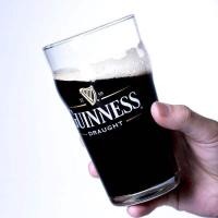 ราคา แก้วเบียร์ Guinness Black Beer Ale Premium Craft Beer Glass Fat Cat สีสันสดใส แก้วประดับคริสตัล 1 ชิ้น (24817543789)