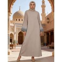ราคา ชุดอาบายะห์มุสลิมตะวันออกกลางสุดหรู ปี 2026 สำหรับผู้หญิง ดีไซน์คาร์ดิแกนสุดสง่างาม แฟชั่นชุดคลุมสไตล์ดูไบ หรูหราสำหรับเทศกาลอีด ชุดเดรสยาวแบบอิสลาม คาฟตัน (126436624945)