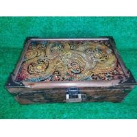 ราคา กล่องไม้ใส่ตัง กล่องไม้วินเทจ กล่องลายไทย กล่องไม้โบราณ กล่องไม้ล็อค Wooden Box กล่องไม้ลายไทย กล่องพญานาค กล่องไม้ ขนาด22X14X8 cm ซม (11356132490)
