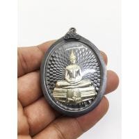 ราคา เหรียญหลวงพ่อพระโสธร หน้าเงิน รุ่นเมตตามหานิยม ปี 58 พร้อมเลี่ยมกรอบเงินชุบพร้อมใช้ (11346390876)