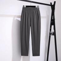 ราคา มีไซส์ใหญ่ Plus size Harlan pants female autumn high waist thin loose trousers wide leg high waist radish pants (17129945416)