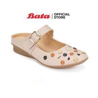 ราคา Bata LADIESCASUAL รองเท้าแตะแบบสวม ปิดหน้าเท้า สีเบจ รหัส 5618879 Ladiesflat Fashion SUMMER (2609774820)