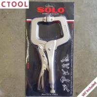 ราคา คีมล๊อก คีมล็อคตัวซี11นิ้ว 11 รุ่นพิเศษ 11F 11 Solo ของแท้ 100 Authentic Locking c Clamp with Flexible Pad ซีทูล Ctool (2541540901)