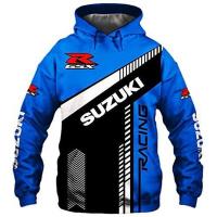 ราคา Suzuki Motorcycle Hoodies for Men and Women 3D Sports Premium Hip Hop Motorcycle Jacket Mode Spring Autumn 2021 YP2Q (22919867132)