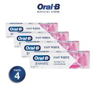ราคา แพ็คสุดคุ้ม Oral B ออรัลบี ยาสีฟัน อัพเกรดฟลูออไรด์ 160 กรัม x2 3D White Fast White Toothpaste 160 g x2 (25840882589)