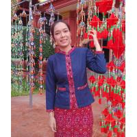 ราคา เสื้อภู ไท แขนยาวหญิง ชายตรงมีกระเป๋า (24938981557)