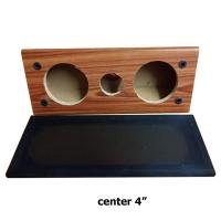 ราคา ตู้ลำโพงเปล่าเตอร์ หรือ ตู้คอล์ลั่ม ตู้ลำโพงเปล่าสำหรับลำโพง 4 นิ้วเสียงกลาง Center 1 ใบ สีน้ำตาลลายไม้สักทอง มีฝาหน้า (24437234471)