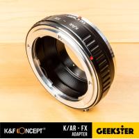 ราคา K F KONICA AR FX Adapter แปลงเลนส์ Konica AR เพื่อเอามาใส่กล้อง Fuji Mirrorless Lens mount adapter Mount Konica AR For Fuji เมาท์แปลง อแดปเตอร์ KONICA FX KONICA X AR FX AR X Geekster (749272018)