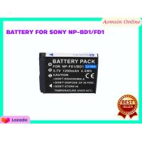 ราคา Sony แบตกล้อง รุ่น NP BD1 NP FD1 แบตเตอรี่โซนี่ DSC T900 DSCT900 T900B T900R T900T DSC TX1 TX1H DSC T77 T T90 Replacement Battery for Sony (194524358)