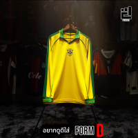 ราคา FORMD S 4XL เสื้อฟุตบอลเจอร์ซี่ย์ ทีมชาติ บราซิล คอปก แขนยาว แขนจั้ม โลโก้งานปัก ระบายอากาศได้ดี (25668689021)