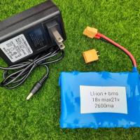 ราคา แบตลิเทียม li ion ลำโพงบลูทูชdiy ครบชุด 18 21v 2600ma เซล์แบต18650 (14195175926)