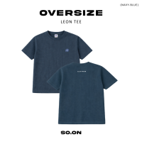 ราคา SO ON เสื้อยืดผ้าร่อง ทรง Oversize ลาย Marine Asher Leon Tee (26234573049)