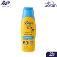 ราคา Boots Soltan Kids Protect Moisturise UVB Very High SPF 50 Suncare Lotion 200 Ml บู๊ทส์ โซลแทน กันแดด สำหรับเด็ก (10895669215)