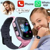 ราคา Kids Smart Watch ซิมการ์ด GPS Tracker กันน้ำ SOS โทรปลอดภัยสำหรับเด็ก (126242613455)