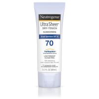 ราคา Neutrogena Ultra Sheer Dry Touch Water Resistant and Non Greasy Sunscreen Lotion with Broad Spectrum SPF 70 3 Fl Oz ทาหน้า ตัว (13885254572)