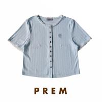 ราคา PREM เสื้อลิลลี่ เนื้อผ้าไหมพรม ยืดหยุ่น แต่งลูกไม้ 556 (126467178063)