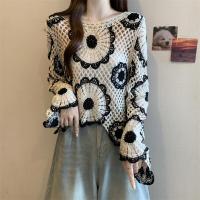 ราคา เสื้อถักลูกไม้สีแดงไซส์ใหญ่ (126413493435)