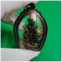 ราคา หนุมานฟาดยักษ์กุมภัณฑ์ สัตตะโลหะ หลวงปู่กาหลงเขี้ยวแก้ว วัดเขาแหลม จ สระบุรี สินค้าตรงปกไม่จกตา (17654465940)