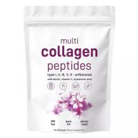 ราคา Multi Collagen Peptides Powder Hydrolyzed Protein Peptides with Vitamin C (24473995807)