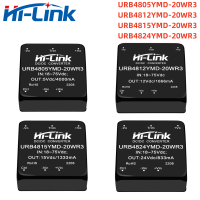 ราคา High quality Hi Link DC DC 48V to 5V 12V 15V 24V Step Down Converter Mini Isolated Power Supply Module URB4805YMD 20WR3 URB4812YMD 20WR3 (23569096450)