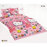ราคา 2023 TOTO ผ้าปูที่นอนโตโต้ DISNEY ลายการ์ตูนลิขสิทธิ์ ขนาด 3 5 5 6 ฟุต คิตตี้ ซานริโอ้ KITTY SANRIO รหัสสินค้า KT96 สีชมพู PINK เฉพาะชุดผ้าปูไม่รวมผ้านวม (26448704863)