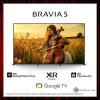 ราคา New Model Sony BRAVIA 5 ทีวี 85 นิ้ว รุ่น K 85XR50 Mini LED 4K Ultra HD Smart TV Google TV XR Processor (24612505367)