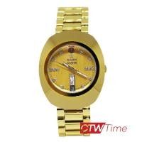 ราคา Rado Diastar Jubile Automatic นาฬิกาข้อมือสุภาพบุรุษ เพชรแท้ 15 เม็ด สายทองหนา รุ่น R12413703 หน้าทอง (9105360902)