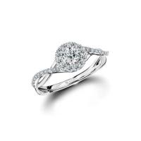 ราคา Jubilee Diamond แหวนเพชร Blooming Twist Ring เพชรแท้ เพชรน้ำ 99 ตัวเรือน 18K (20872273776)