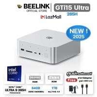 ราคา Official Beelink ใหม่ Beelink GTi15 Ultra ปี 2025 CPU Intel Core Ultra 9 285H ขนาด RAM 64GB และ ROM 1TB 1 SSD (24980305657)