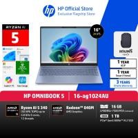 ราคา HP OmniBook 5 Ryzen AI 5 340 AMD Radeon 16GB 1TB 16 2K IPS Copilot PC Win11 MS24 3Yrs Notebook (25368944899)