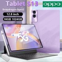 ราคา ซื้อ1แถม8 แท็บเล็ต 2026 OPP0 Galaxy Tab S13 Pro 12 8นิ้ว แท็บเล็ต ของแท้ 4g 5G แท็บเล็ต RAM16GB ROM1TB Tablet แท็บเล็ตของแท้ Screen Dual Sim Full HD แท็บเล็ตราคาถูก Andorid13 0 เสียงคุณภาพสูง รับประก 