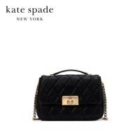 ราคา Kate Spade New York กระเป๋าสะพายข้างรุ่น Carey Quilted Small Flap Crossbody KJ949 001 สีดำ (24345144345)
