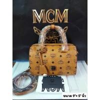 ราคา Mcm new หมอน 9 นิ้ว สีออริ สายหนังปรับระดับได้ มือ 1 ของแท้ 100 อุปกรณ์ การ์ด ถุงผ้า (20855483176)