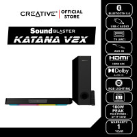 ราคา CREATIVE SPEAKER Sound Blaster Katana V2X ลำโพง ซัพวูปเฟอร์ เกมมิ่งซาวด์บาร์ รองรับ Super X Fi (21948065679)