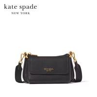 ราคา Kate Spade New York กระเป๋าสะพายข้างรุ่น Double Up Pebbled Leather Crossbody KD648 BLK สีดำ (24157682649)