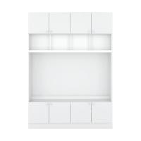 ราคา Koncept Furniture ชั้นวางทีวี ขนาด 160 ซม รุ่น Contini Plus สีขาว Mid Gloss 160x45x220 ซม (21938787641)