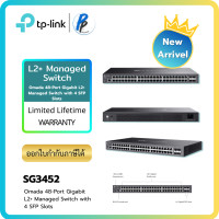 ราคา TP Link Omada SG3452 สวิตช์ 48 Port Gigabit 4 ช่อง SFP Uplink L2 Managed Switch ประกันศูนย์ (25742807147)