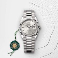 ราคา นาฬิกาข้อมือ Rolex Day Date 36 Oyster 36 มม ทองคำขาว M128239 0005 พร้อมส่ง (26201810658)