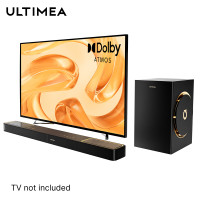 ราคา ULTIMEA 3 1 2ch ลำโพงซาวด์บาร์ Dolby Atmos ระบบเสียงในบ้าน พร้อมซับวูฟเฟอร์ 6 5 นิ้ว โฮมเธียเตอร์ 360 วัตต์ Skywave F30 Boom (25585432672)