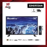 ราคา Aconatic LED Digital TV HD แอลอีดี ดิจิตอลทีวี ขนาด 32 นิ้ว รุ่น 32HD513AN ไม่ต้องใช้กล่องดิจิตอล รับประกัน 1 ปี (4449228807)