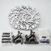 ราคา Juin Tech F1 ชุดดิสเบรคจักรยานน้ำมันแบบดึงสาย Cable Pull Hydraulic Flat Mount สำหรับ Road CX แถมใบดิส 160mm 2 ใบ หน้า หลัง (907892304)